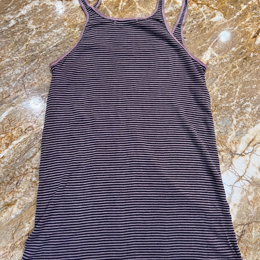 Stateside Brand Tank Top- Women  Size XS- Purple and Grey Striped - Picture 5 of 14